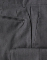 Incotex Dark Gray Striped Wool Blend Pants - Slim - (INC1052210) - Parent