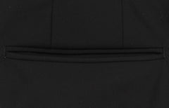 Incotex Black Solid Wool Pants - Slim - (IN328231) - Parent