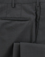 $475 Incotex Gray Solid Wool Blend Pants - Slim - (IN1128243) - Parent
