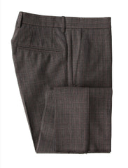 Incotex Dark Brown Window Pane Pants - Slim - 30/46 - (INC105223)