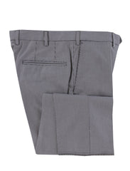 $375 Incotex Dark Blue Micro-Houndstooth Pants - Slim - 38/54 - (IN1022247)