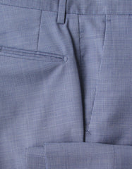 Incotex Blue Fancy Virgin Wool Pants - Slim - (IN12292110) - Parent
