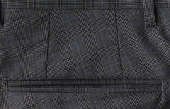 Incotex Gray Window Pane Virgin Wool Pants - Slim - (IN1229215) - Parent