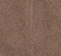 $550 Isaia Light Brown Solid Cashmere Beanie - (IS729262) - Parent