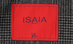 $3650 Isaia Gray Plaid Cashmere Overshirt - (IS429267) - Parent
