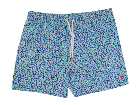 Isaia Light Blue Swim Shorts