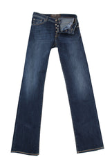 $595 Jacob Cohën Blue Solid Jeans - Slim - 30/46 - (JC710245)