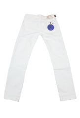$595 Jacob Cohën White Solid Jeans - Slim - (JC710243) - Parent