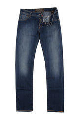 Jacob Cohën Blue Solid Jeans - Slim - 31/47 - (JC1227223)