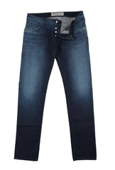 Jacob Cohën Dark Blue Solid Jeans - Slim - 40/56 - (JC1227222)