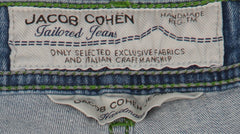 Jacob Cohën Denim Blue Solid Jeans - (JC322232) - Parent