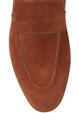 $1940 John Lobb Brown Suede Penny Loafers - (JL5926813) - Parent