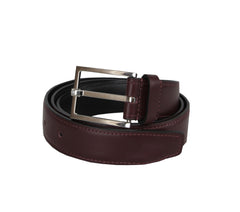 John Lobb Burgundy Red Calf Leather Belt 28 US/80 EU - (JL74262)