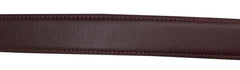 John Lobb Burgundy Red Calf Leather Belt - (JL74262) - Parent
