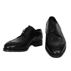 $2160 John Lobb Black Calf Leather Split Toe Derby Shoes - (JL59262) - Parent