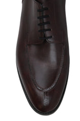 $2160 John Lobb Dark Brown Calf Leather Derby Shoes - (JL59263) - Parent