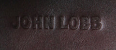 $2160 John Lobb Dark Brown Calf Leather Derby Shoes - (JL59263) - Parent