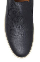 $990 John Lobb Blue Calf Leather Slip-On Sneakers - (JL592610) - Parent