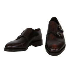 $1780 John Lobb Dark Brown Double Monk Strap Shoes - 8.5/7.5 - (JL76243)