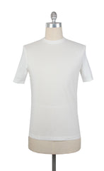 Kired White Solid Crewneck Cotton T-Shirt - Extra Slim - (KR6120231) - Parent