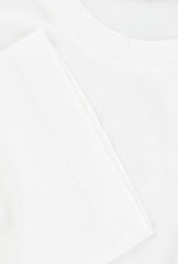 Kired White Solid Crewneck Cotton T-Shirt - Extra Slim - (KR6120231) - Parent