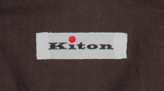 Kiton Brown Solid Cotton Shirt - Slim - (KT413232) - Parent