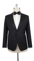 $8100 Kiton Midnight Navy Blue Wool Tuxedo - 48/58 - (KT572511)