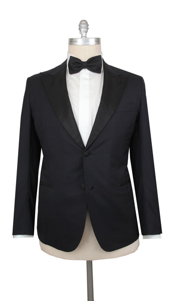 $8100 Kiton Midnight Navy Blue Wool Tuxedo - (KT572511) - Parent