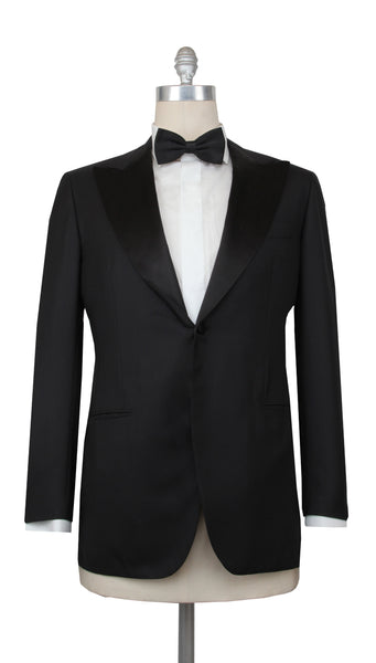 $8100 Kiton Black Wool Tuxedo - (KT723242) - Parent