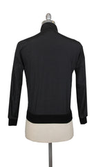 Kiton Black Polyester Solid Windbreaker - (KT1019232) - Parent