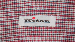Kiton Red Plaid Cotton Shirt - Slim - (KT1182212) - Parent