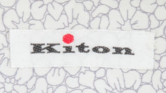 Kiton Light Gray Floral Cotton Shirt - Slim - (KT1214237) - Parent