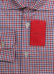 Kiton Red Plaid Cotton Shirt - Slim - (KT126226) - Parent