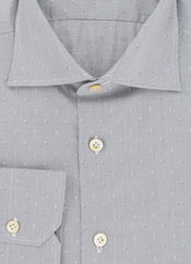 Kiton Blue Fancy Cotton Shirt - Slim - (KT1223232) - Parent