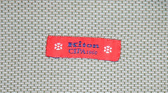 Kiton Olive Green Fancy Cotton Shirt - Slim - (KT11162218) - Parent