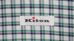 Kiton Green Plaid Cotton Shirt - Slim - (KT1182211) - Parent