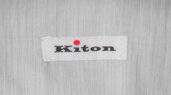 Kiton Light Gray Melange Cotton Shirt - Slim - (KT1215228) - Parent