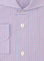 Kiton Purple Check Cotton Shirt - Slim - (KT0629224) - Parent