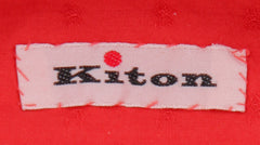 $600 Kiton Red Fancy Cotton Shirt - Slim - (KT9122613) - Parent