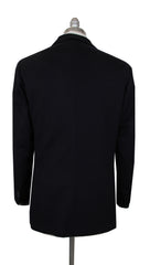 $7500 Kiton Dark Blue Cashmere Solid Sportcoat - (KT413246) - Parent