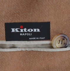$44500 Kiton Brown Cashmere Blend Solid Coat - (KT422263) - Parent