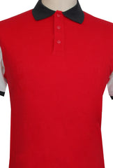 $730 Kiton Red Solid Piqué Polo - (KT512266) - Parent