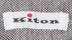 Kiton Gray Solid Cotton Shirt - Slim - (KT12122332) - Parent