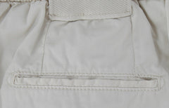 $1150 Kiton Beige Solid Cotton Blend Pants - Slim - (KT828257) - Parent