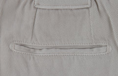 $1150 Kiton Beige Solid Cotton Blend Pants - Slim - (KT828251) - Parent