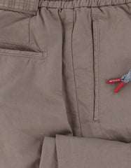$1150 Kiton Light Brown Solid Cotton Pants - Slim - (KT322252) - Parent