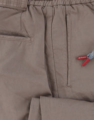 $1150 Kiton Light Brown Solid Cotton Pants - Slim - (KT322252) - Parent