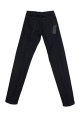 $1395 Kiton Dark Blue Solid Jeans - Slim - (KT821257) - Parent