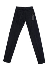 $1395 Kiton Dark Blue Solid Jeans - Slim - (KT821257) - Parent