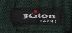 $1060 Kiton Dark Green Solid Shorts - - (KT512266) - Parent